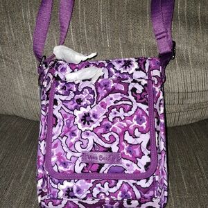NWT Vera Bradley RFID Mini Hipster in Lilac Paisley